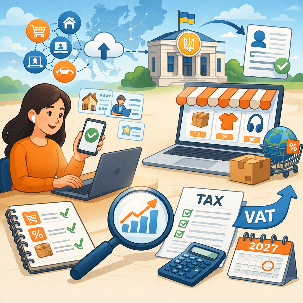 Новий законопроєкт: оподаткування онлайн-доходів, ПДВ для ФОП і довготривалий військовий збір