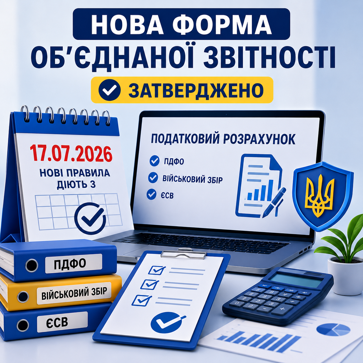 Затверджено нову форму Об’єднаної звітності: наказ Мінфіну опубліковано офіційно
